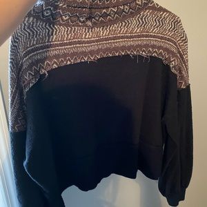 Free People cowl neck sweater